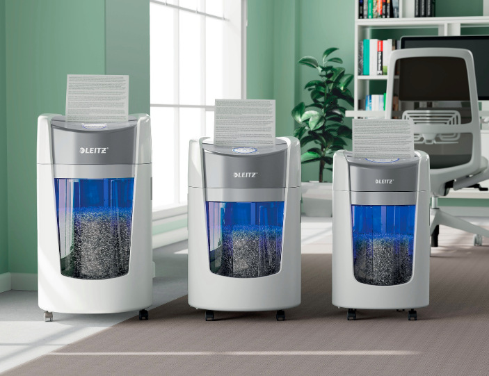 Skartovač Leitz IQ OptiMax 225 biely Skartovač Leitz IQ OptiMax 225 - biely