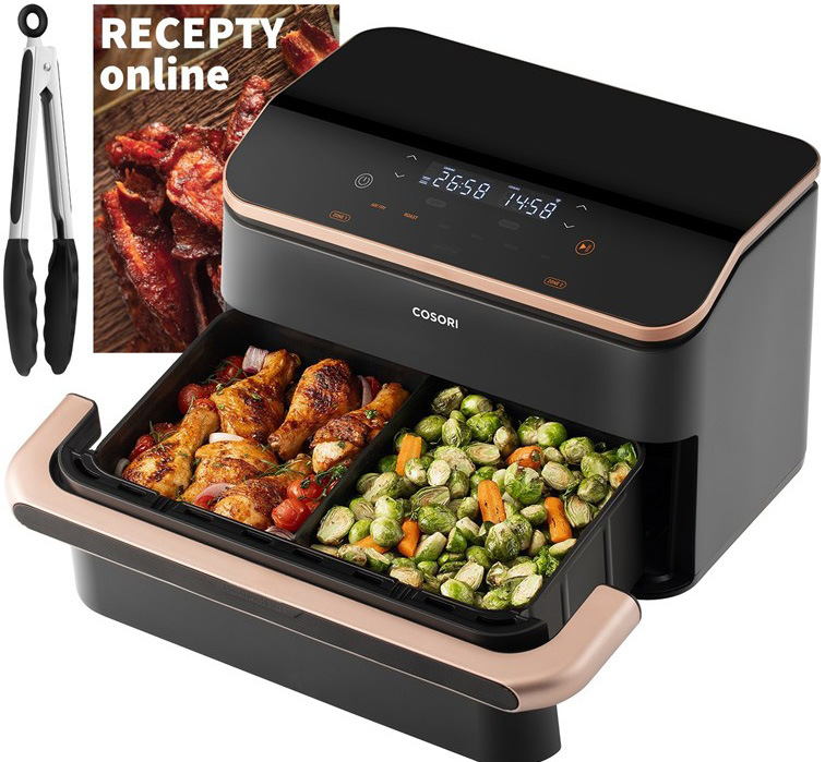 Fritéza teplovzdušná Cosori TF101S Dual Blaze TwinFry 10 l