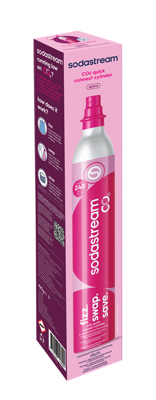 Bombička SodaStream+CO2 v krabici