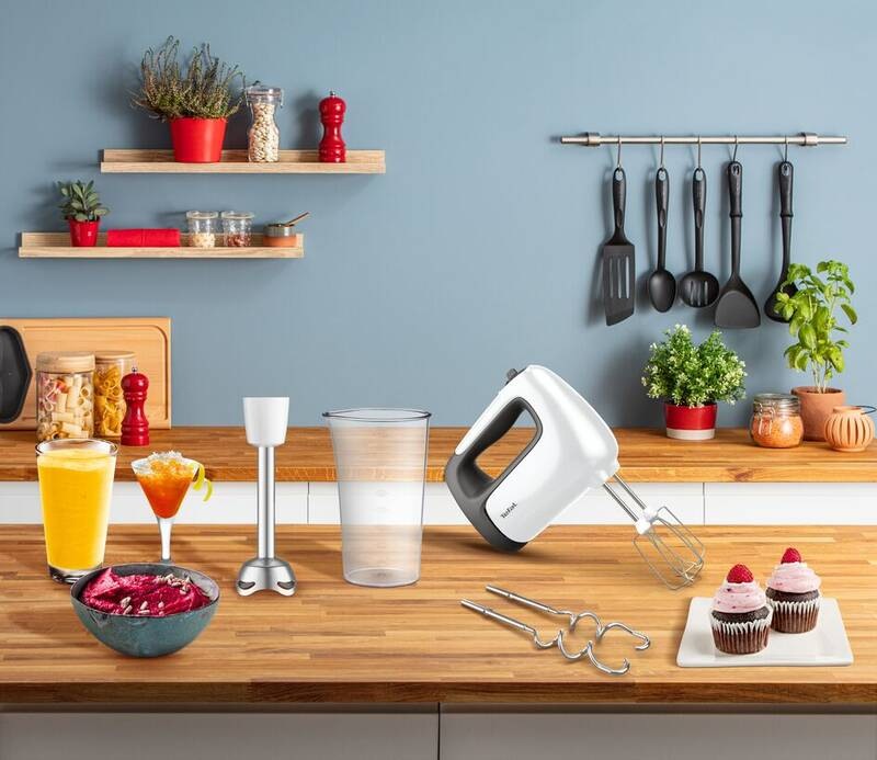 Ručný šľahač Tefal Prep'Mix+ HT462138 biely