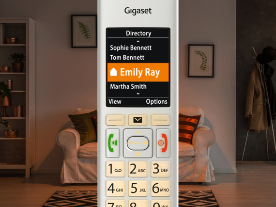 Domáci telefón Gigaset E390 biely