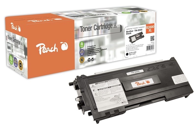 Toner Peach pre tlačiarne Brother, čierna farba