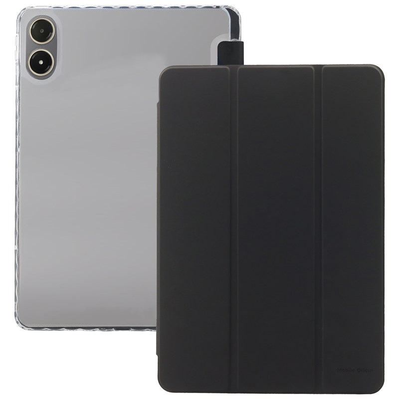 Puzdro na tablet flipové Mobile Origin Easy Tablet Case na Xiaomi Redmi Pad Pro - čierne/priehľadné