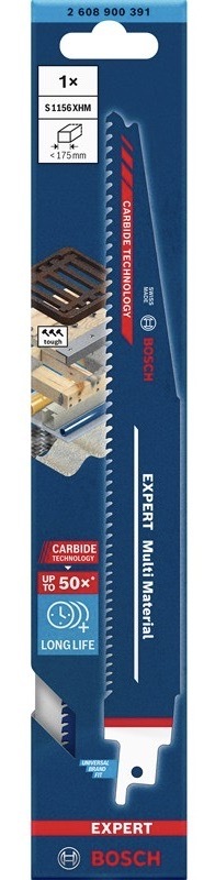 Pílový list Bosch Expert pre chvostové píly, dĺžka 225 mm