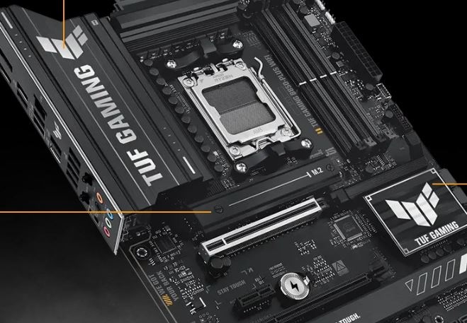 Základná doska Asus TUF Gaming B850-PLUS WIFI Chladenie Asus TUF GAMING B850-PLUS WIFI