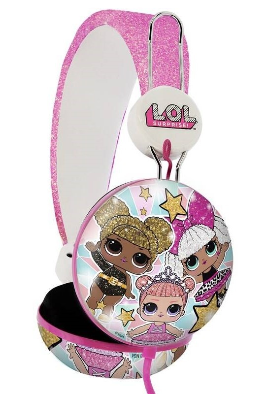 Slúchadlá OTL Technologies L.O.L. Surprise! Glitter Glam Tween Dome ružová