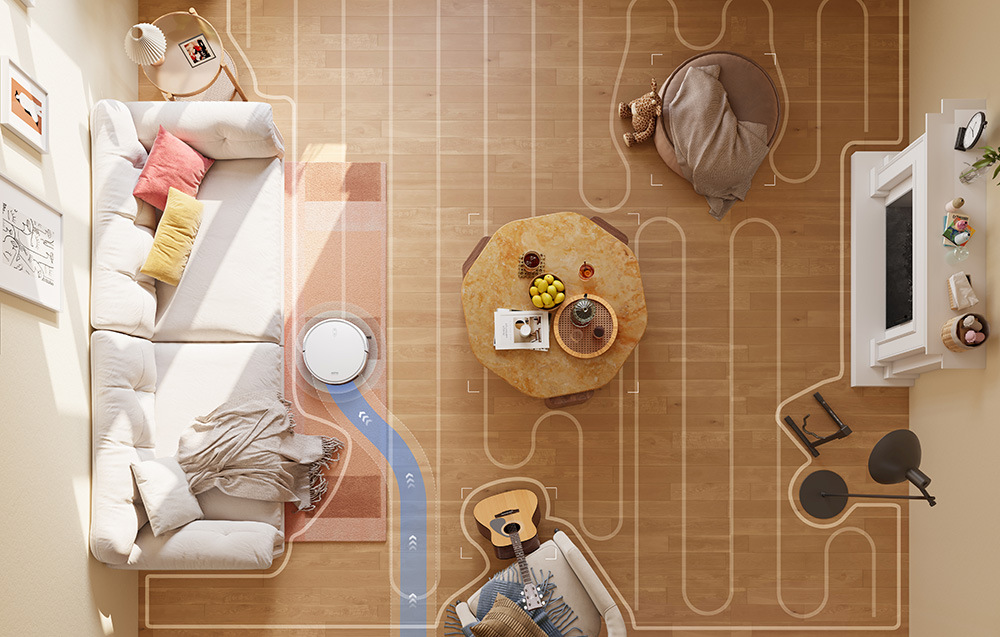 Robotický vysávač MOVA M1 Robot vacuum cleaner biely