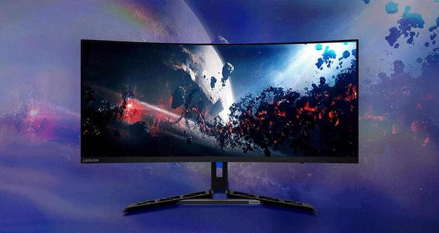 Herný monitor Lenovo Legion R34w-30 čierny