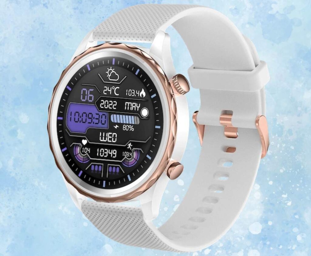 Inteligentné hodinky Carneo Queen HR+ - rosegold rose gold