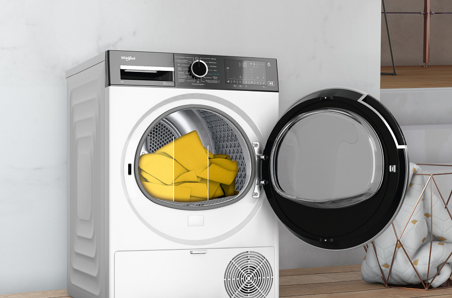 Sušička bielizne Whirlpool WP C9 WBS EE biela Sušička bielizne Whirlpool WP C9 WBS EE, nastaviteľná úroveň sušenia