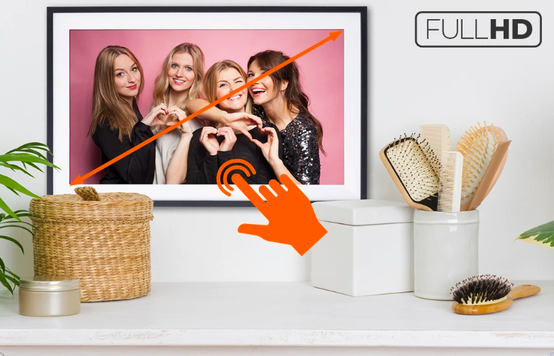 Elektronický fotorámček Rollei Smart Frame WiFi 151 čierny Fotorámik digitálny Rollei Smart Frame WiFi 151″ width=