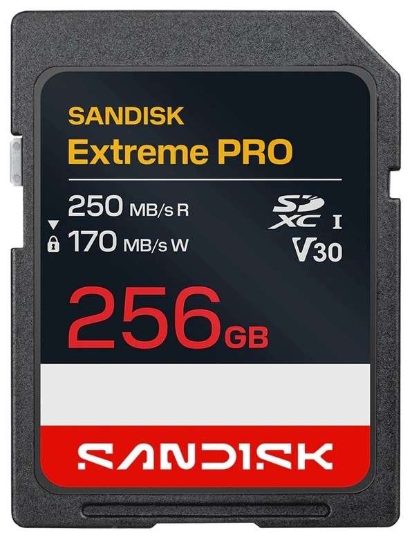 Pamäťová karta SANDISK SDXC Extreme Pro 256GB UHS-I U3 (250R/170W) Pamäťová karta SANDISK Extreme PRO SD 256GB