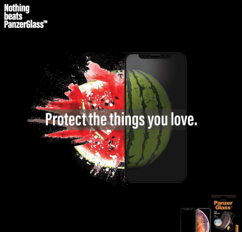PanzerGlass pro Apple Watch 4/5, 44 mm, černá