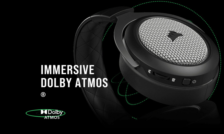 Headset Corsair HS75X Wireless pro Xbox čierny Headset Corsair HS75X Wireless pro Xbox čierny