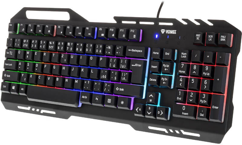 Klávesnica YENKEE YKB 3200 Shadow čierna