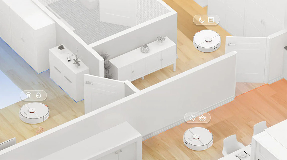 Robotický vysávač Roborock S7+ White