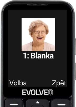 Mobilný telefón Evolveo EasyPhone LT - seniorský čierny