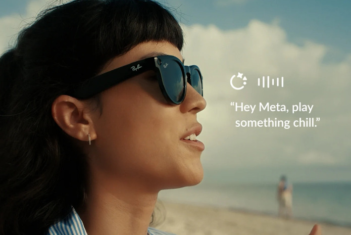 Okuliare pre virtuálnu realitu Meta Ray-Ban Wayfarer - Matte Black, Polarized Gradient Graphite čierne