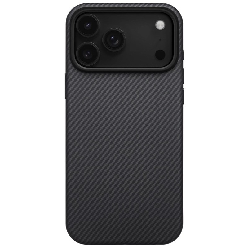 Kryt na mobil Pitaka Aramid UltraGuard na Apple iPhone 17 Pro Max - čierny/sivý