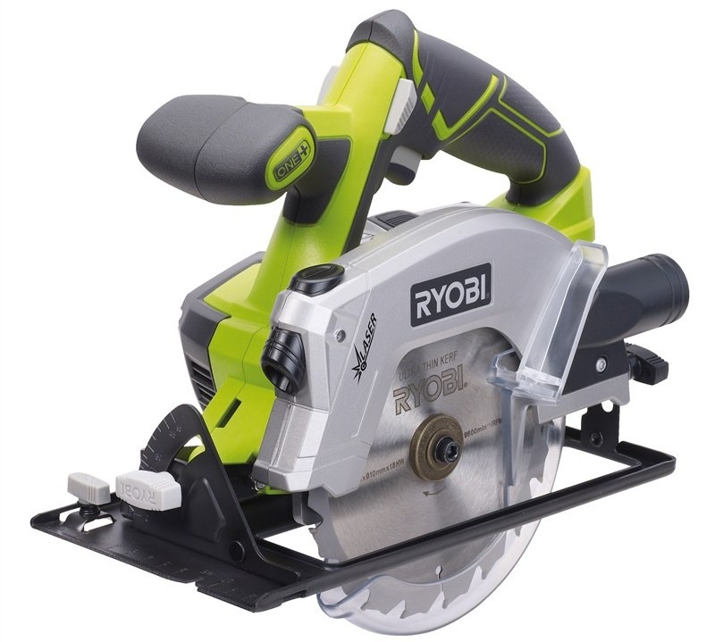 Okružná píla Ryobi ONE+ RWSL1801M (bez baterie) Okružná píla Ryobi ONE+ RWSL1801M s platovým ochranným krytom