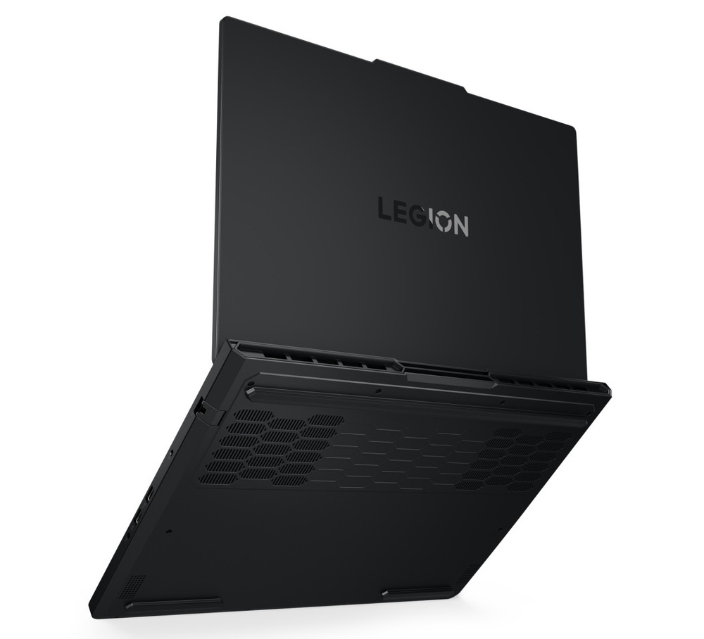 Notebook Lenovo Legion Pro 5 16AFR10 čierny Otvorený notebook Lenovo Legion Pro 5 16AFR10 zozadu