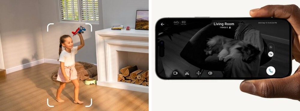 IP kamera Anker eufy Indoor Cam S350 Dual 4K biela Anker Indoor Cam S350 Dual 4K