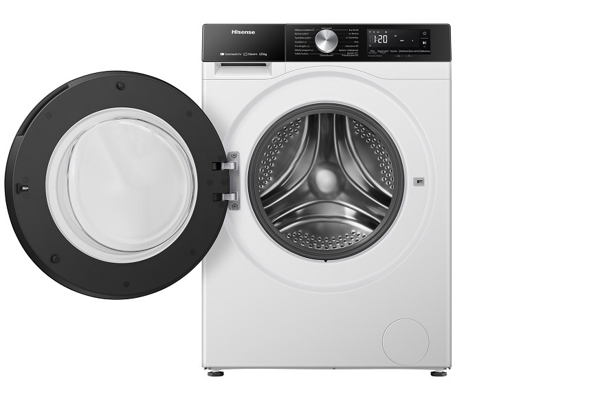 Práčka so sušičkou Hisense WD3S8043BW3, biela, invertorový motor PowerDrive