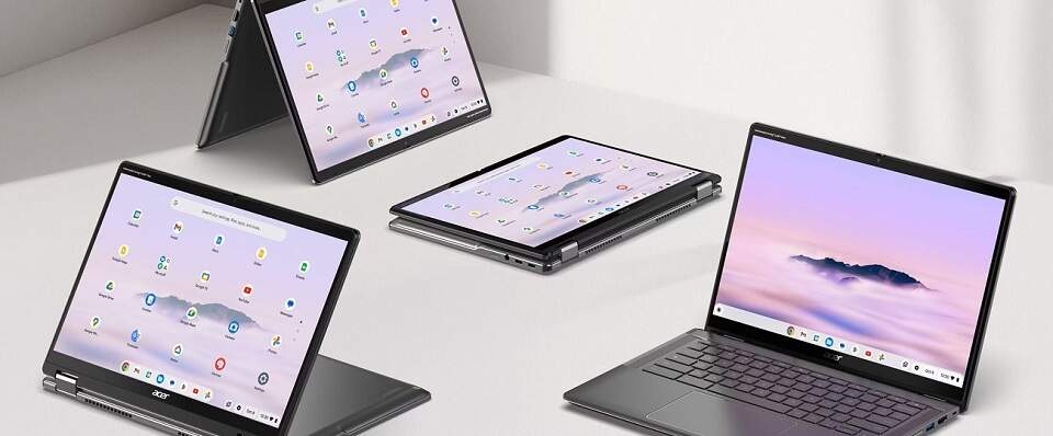 Notebook Acer Chromebook Plus Spin 514 (CP514-4HN-36VY) sivý Notebook Acer Chromebook Plus Spin 514 (CP514-4HN-36VY) sivý