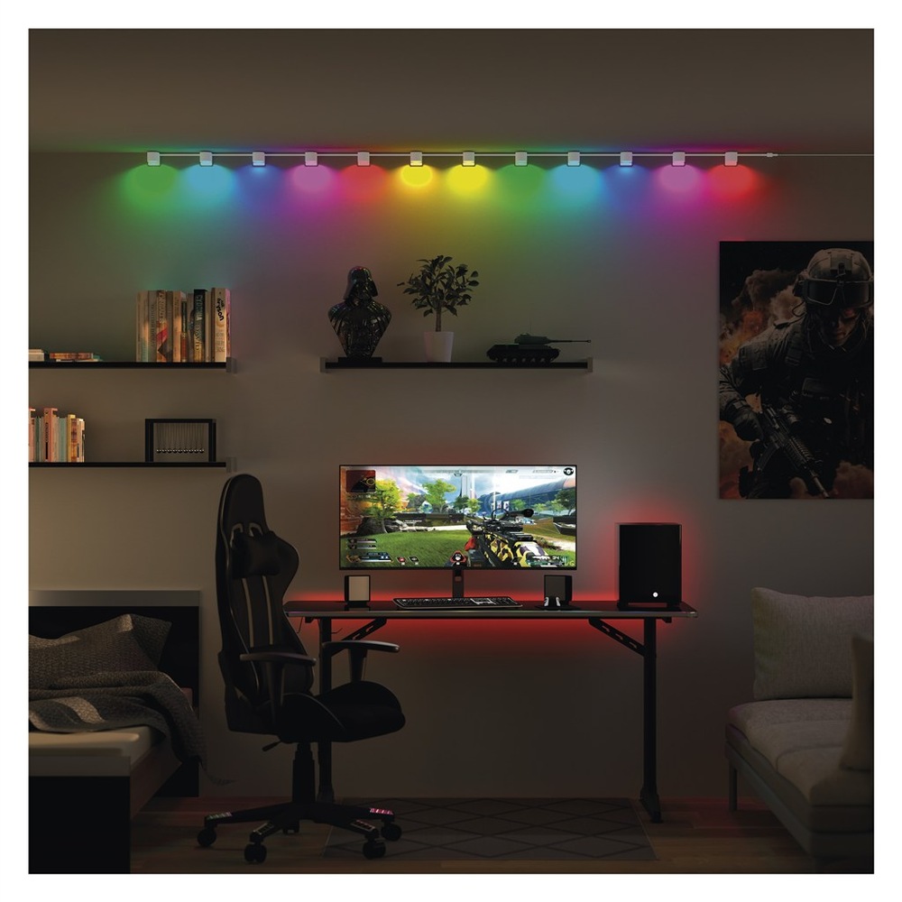 Bodové svietidlo EMOS GoSmart, 7 W, RGBIC+CCT (12 ks) biele Bodové svietidlo EMOS GoSmart, 7 W, RGBIC + CCT (12 ks) - biele