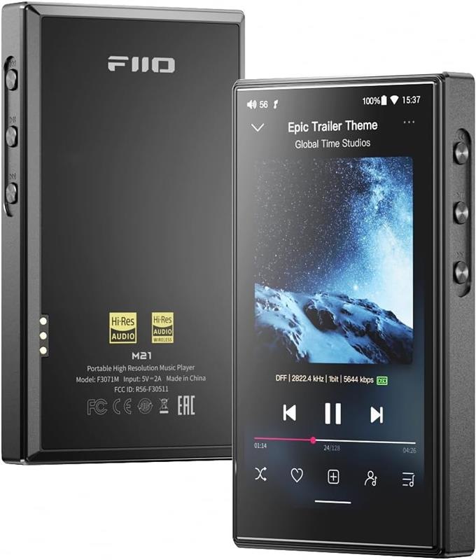 HiFi prenosný digitálny prehrávač FiiO M21 čierny Krabice prehrávača FiiO M21