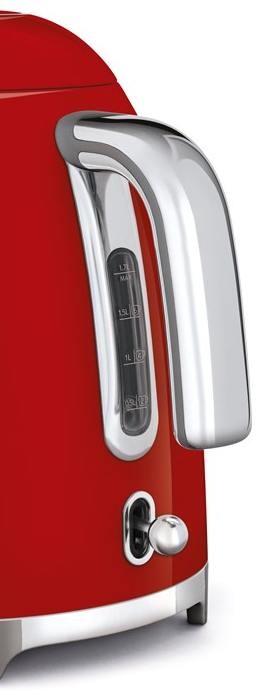 Rýchlovarná kanvica Smeg 50's Retro Style KLF03RDEU červená Rýchlovarná kanvica Smeg 50's Retro Style KLF03RDEU červená