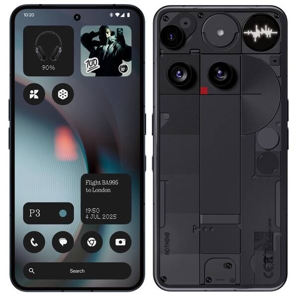 Mobilný telefón Nothing Phone (3) 16 GB / 512 GB čierny