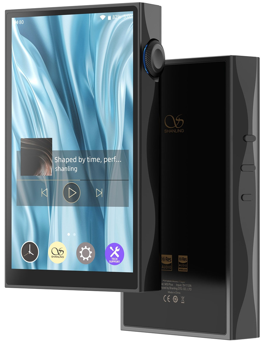 HiFi prenosný digitálny prehrávač Shanling M3 Plus 64GB čierny HiFi prenosný digitálny prehrávač Shanling M3 Plus 64GB čierny
