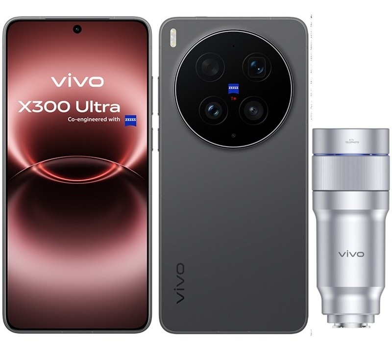 Smartphone vivo X300 Ultra 5G, 16 GB / 1 TB - Photographer Kit, čierna farba.