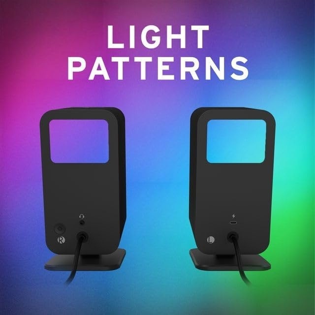 Reproduktory Klipsch ProMedia Lumina čierne Klipsch ProMedia Lumina majú integrované RGB LED podsvietenie