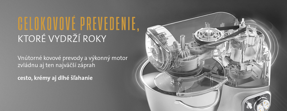 Pohľad na kuchynského robota ETA Gratus EVO Max II