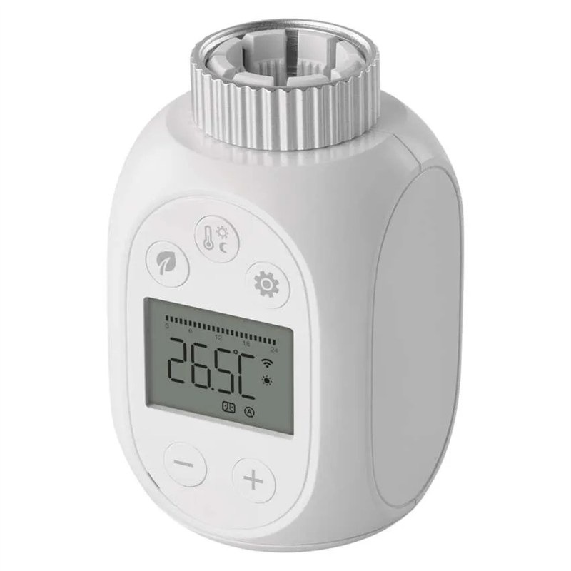 Termostatická hlavica EMOS GOSMART P5631S, digitálna - biela farba