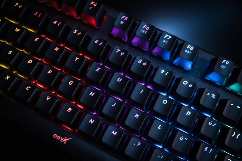 Klávesnica Niceboy ORYX K300X, CZ layout čierna Klávesnica Niceboy ORYX K300X, CZ layout čierna