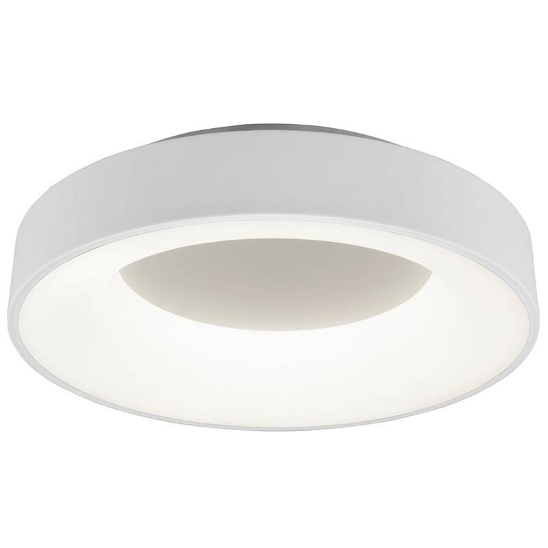 LED stropné svietidlo TRIO Girona, 40 cm biele