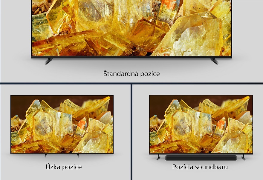 Televízor Sony XR-85X90L Nastaviteľný stojan Prestige v 3 smeroch
