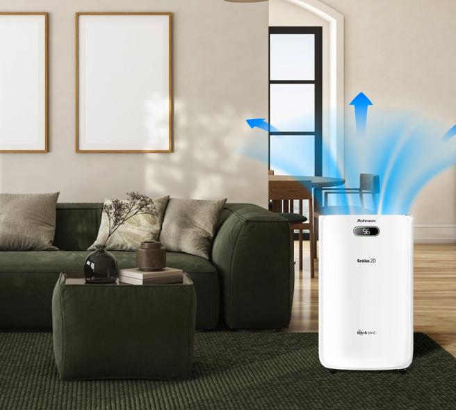 Odvlhčovač Rohnson R-95020 Genius 20 & Ion UV-C biely Odvlhčovač vzduchu Rohnson R-95020 Genius 20 & Ion UV-C