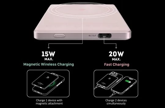 Powerbank ADAM Elements GRAVITY C5 5000 mAh červená Powerbank ADAM Elements GRAVITY C5 5000 mAh červená