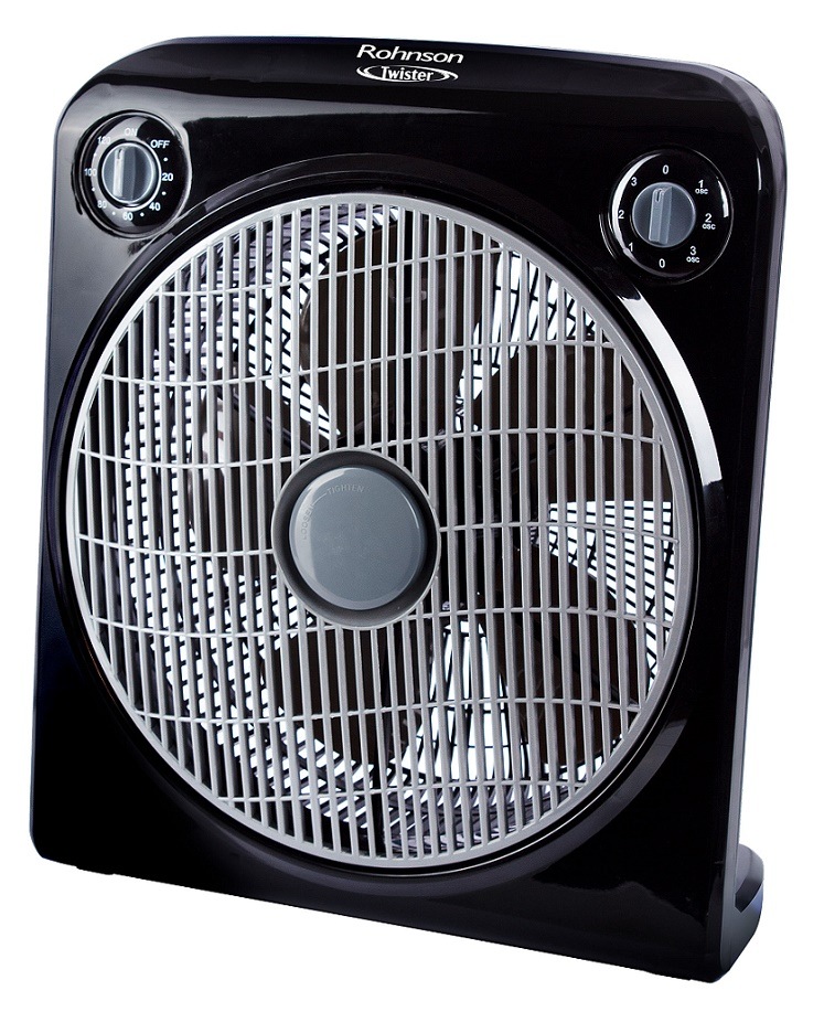 Ventilátor podlahový Rohnson R-8200 Twister čierny