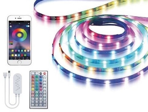 LED pásik WG 16, s ovládačom, Bluetooth, 2x5 m