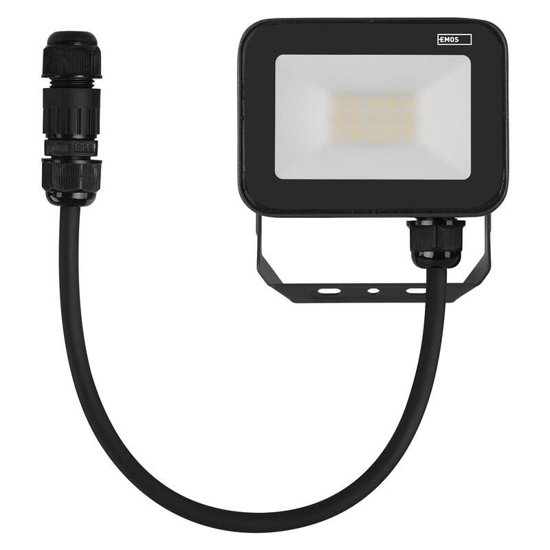 Reflektor EMOS INOVO 10W 1100LM IP65 NW čierny Reflektor EMOS INOVO 10W 1100LM IP65 NW - čierny