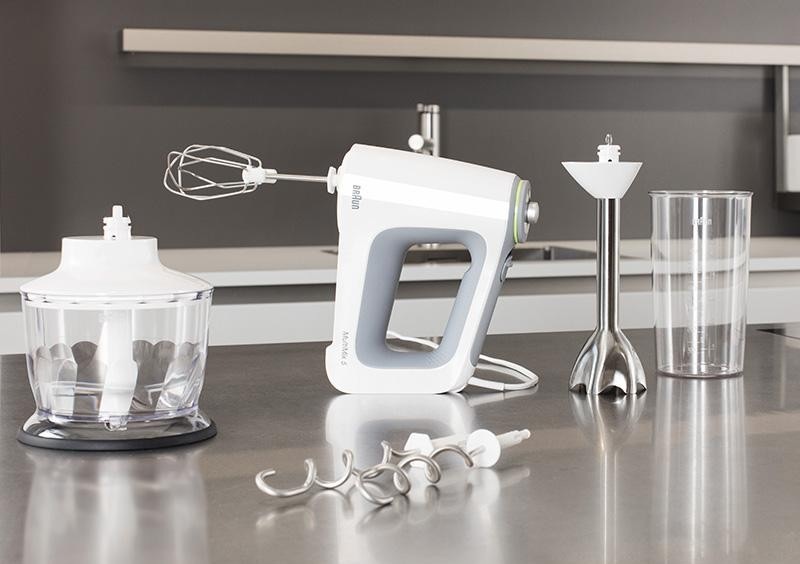 Ručný šľahač Braun MultiMix 5 HM5137WH sivý/biely