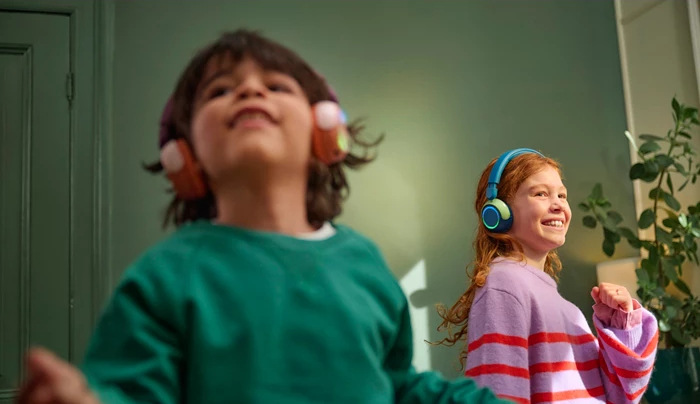 Slúchadlá Philips TAK4200CT, detská modrá/zelená Philips TAK4200CT, modrá/zelená