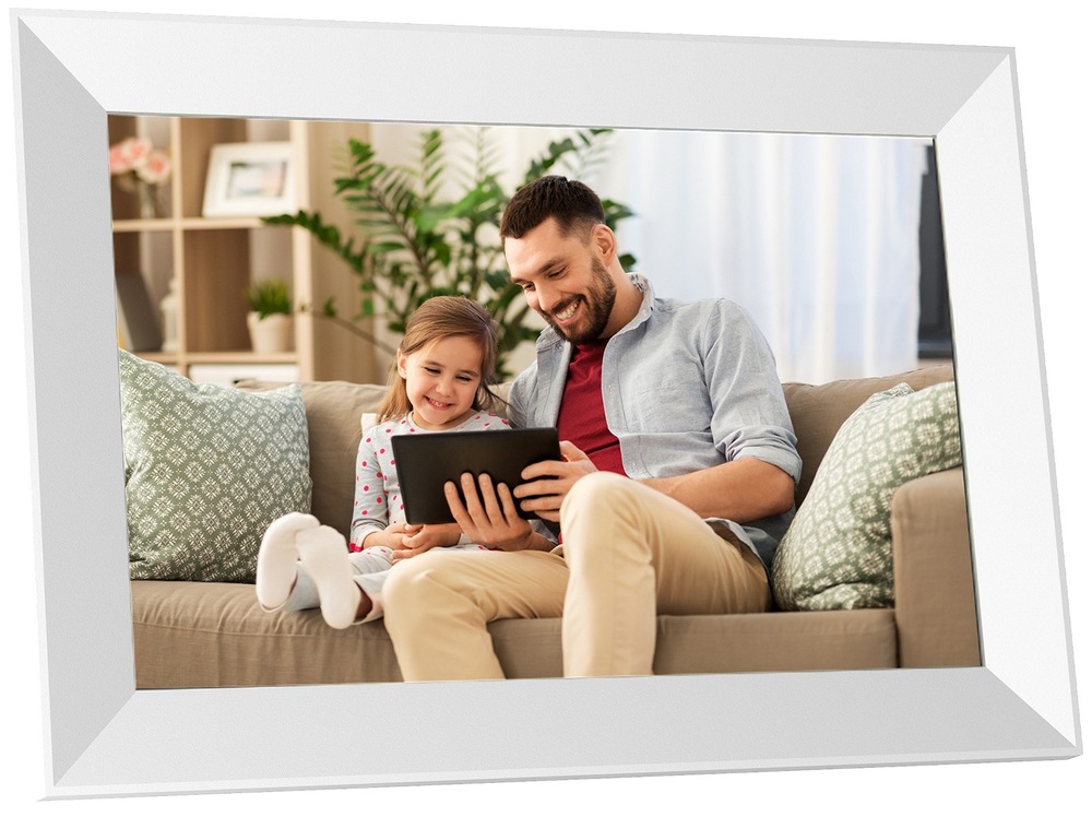 Fotorámik digitálny Kodak CF102P umožňujúci Wi-Fi prepojenie pre zdieľanie snímok