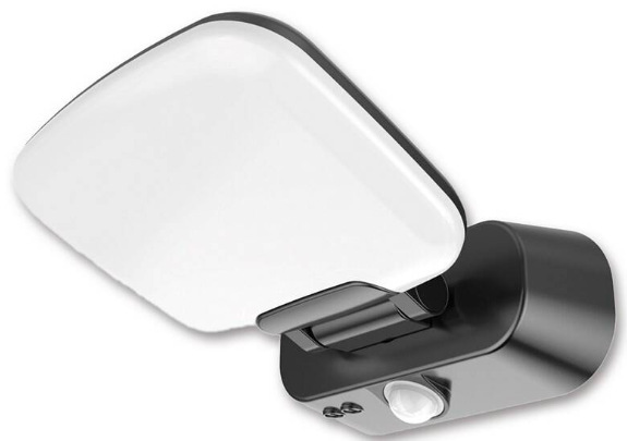 Nástenné svietidlo Top Light Lucca 1 PIR - čierne