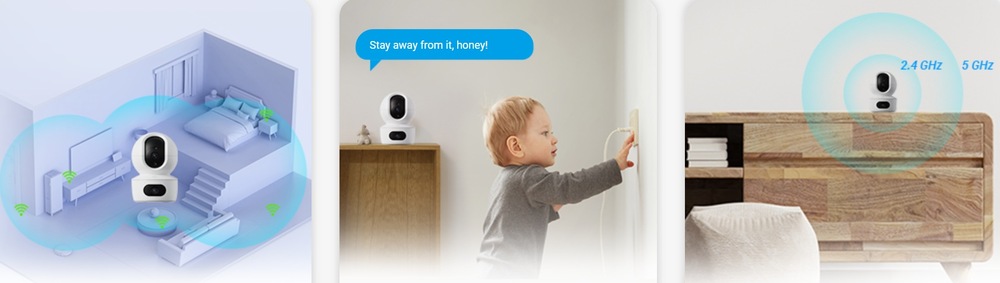 IP kamera EZVIZ TY7 Dual (4MP+4MP) biela